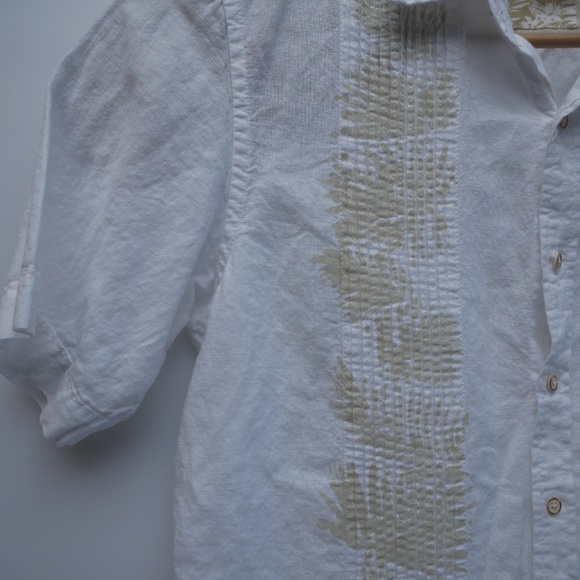 Tasso Elba Island Short Sleeve Button Up Shirt - Picture 6 of 8